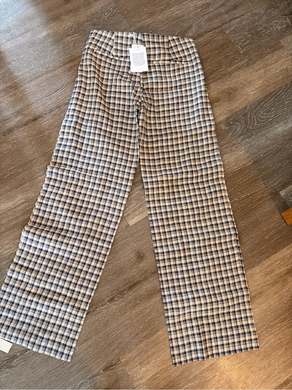 NWT Vida Linen Low Rise Pant